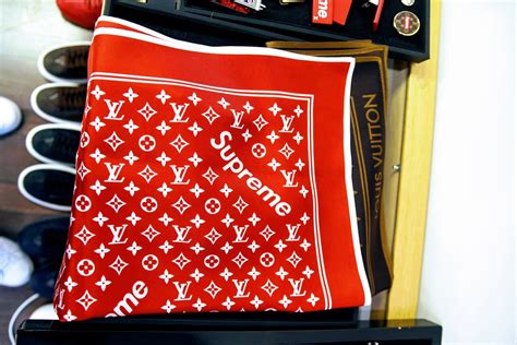 louis vuitton bandana supreme replica